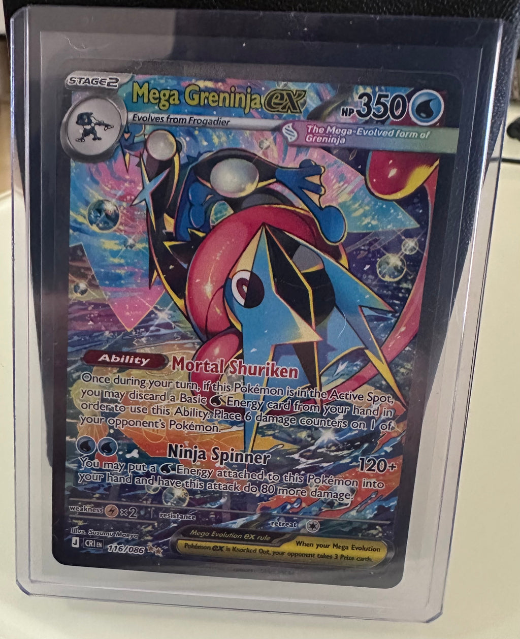 Mega Greninja ex 116/086 ( SIR )